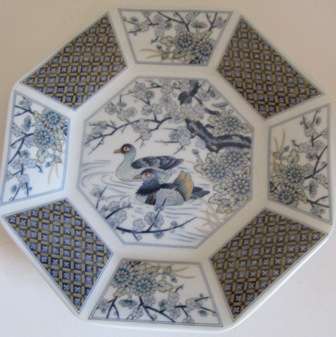 Exquisite Japanese Hexagonal Plate
