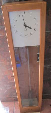 Vintage GENT  Clock in Beech Wood Casing (FOR ADRIAN ONLY)