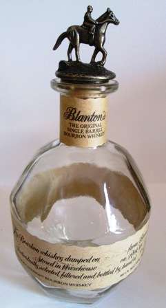 Superb Blanton's Barrel Bourbon Whiskey Bottle/Decanter