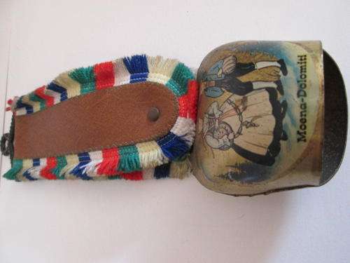Authentic European Cow's Bell with Strap