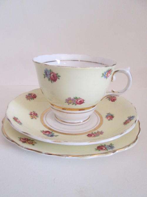 Vintage Colclough Bone ChinaTrio - Made in England
