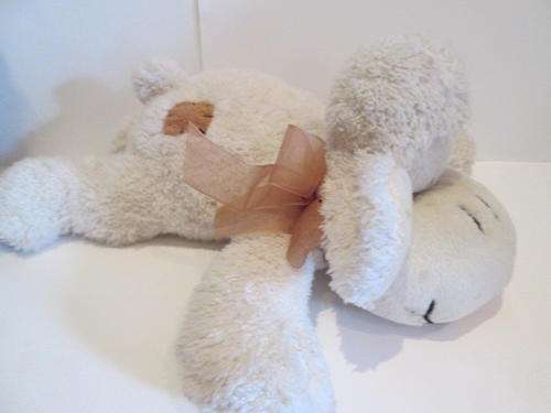 Soft & Cuddly Sleeping Cow Soft Toy with a Patch or Two