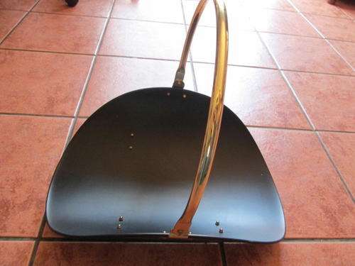 Large Stylish Metal Coal Basket - Ideal for Indoor Fire Place