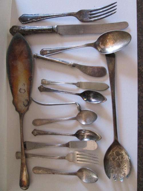 Bunch of Vintage Silver Plated Cutlery