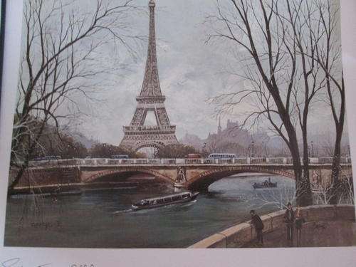 Quality B Georges Print 1982 Edition by Arterire Paris - Made in France