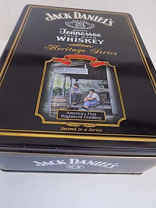 Jack Daniels No 7 Heritage Series Sqaure Tin - Made in USA