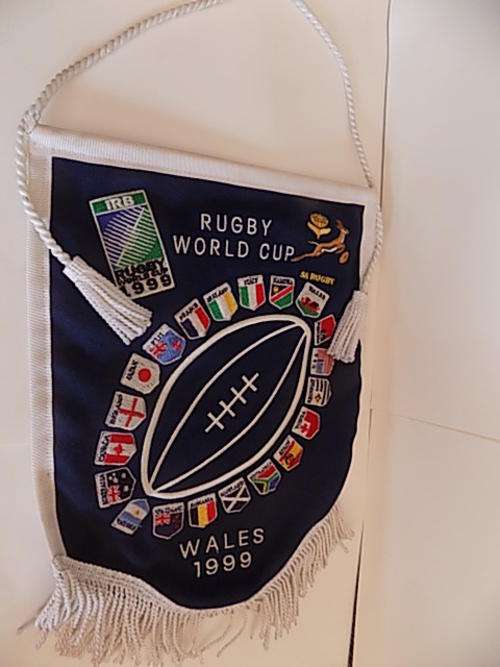 Good Size Material 1999 World Cup Rugby Wall Hanging