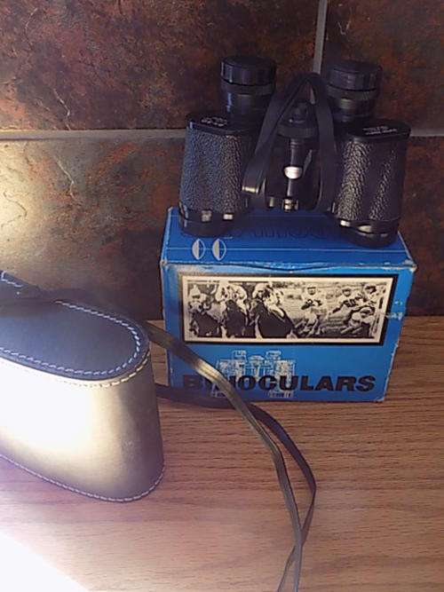 Vintage Pair of Super Zenith Binoculars in Carry Case and Original Box