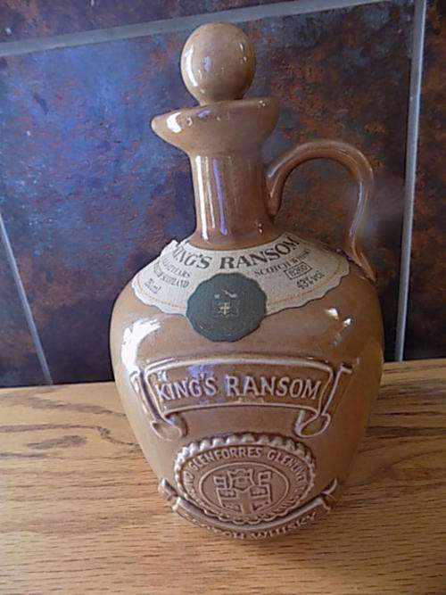 Impressive King's Ransom Scotch Whiskey Decanter with Raised Detail