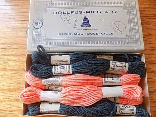 Box of DMC Taperstry Wool - Made in France Ref#107