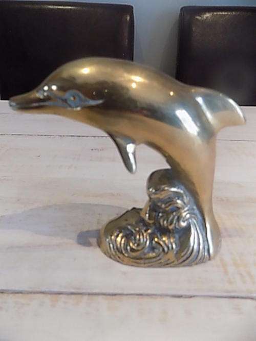 Lovely Solid Brass Dolphin