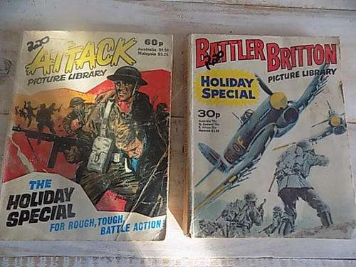 Battler Britton & Attack Picture Library - Holiday Special Editions