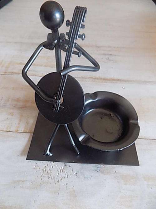 Metal Craft Musician with Ashtray