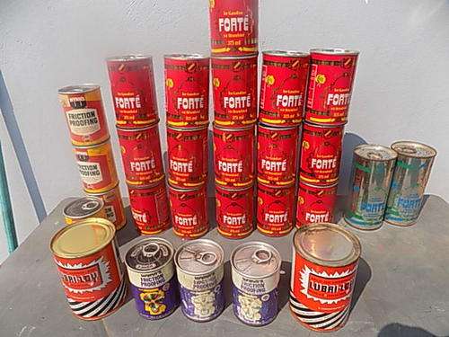 Job Lot of Vintage Sealed Cans of Oils/Lubricants - Strictly Collection Only