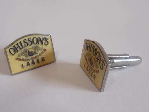 Pair of Ohlsson's Lager Cuff Links