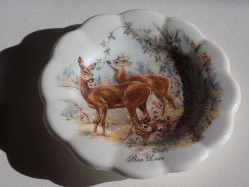 Small Roe Deer Kildsware Fine Bone China Pin Dish