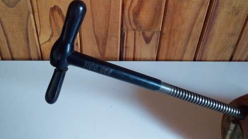Vintage Italian Wood and Metal Shoe Stretcher