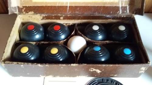 Vintage Banda Carpet Bowls - Made in England