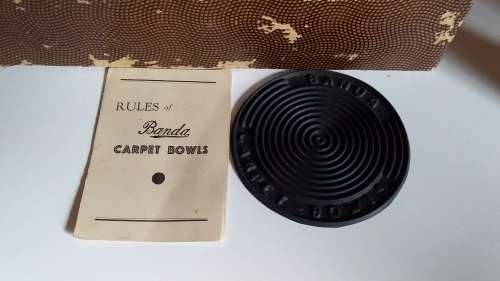 Vintage Banda Carpet Bowls - Made in England