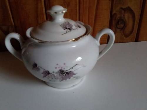 Vintage Sugar Bowl - Czechoslovakia