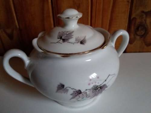 Vintage Sugar Bowl - Czechoslovakia
