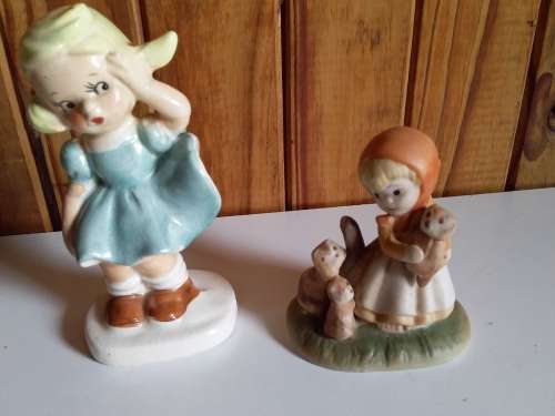 Two Small Old Figurines for One Bid