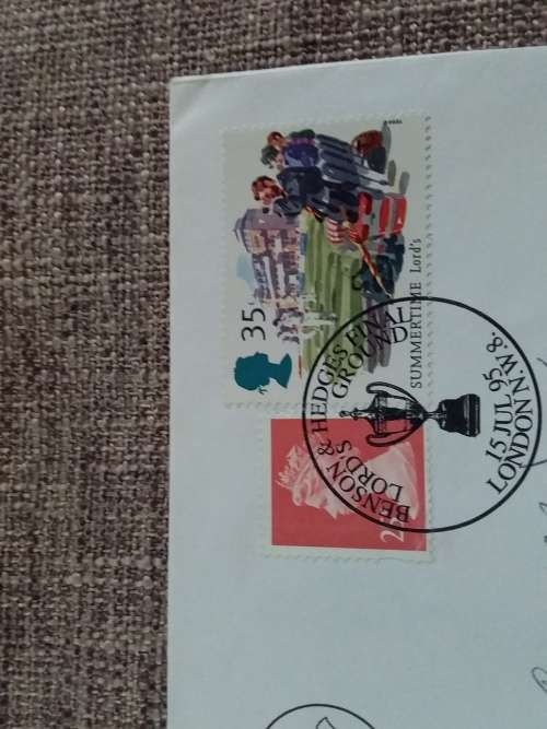 Envelope and Two Postcards from Benson and Hedges Final