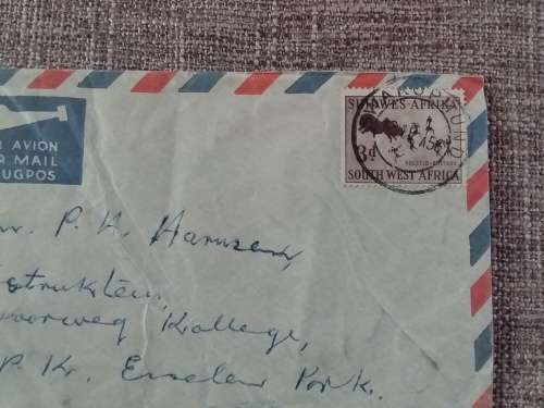 Old SWA stamp on envelope - As per image