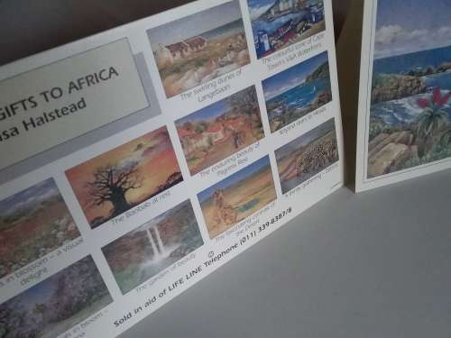 Two Lisa Halstead Art Prints on Blank Cards