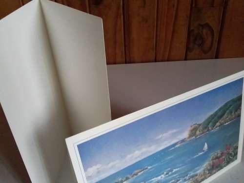 Two Lisa Halstead Art Prints on Blank Cards