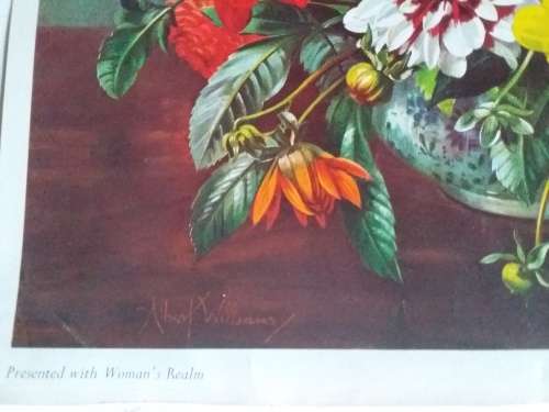 Two 1966 Prints of Still Life Art by Albert Williams - Unframed