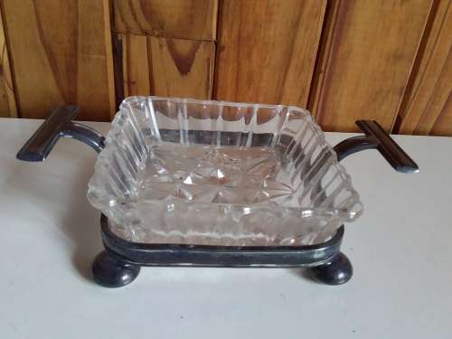 EPNS England Stand with Cutglass Bowl