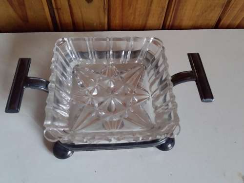 EPNS England Stand with Cutglass Bowl
