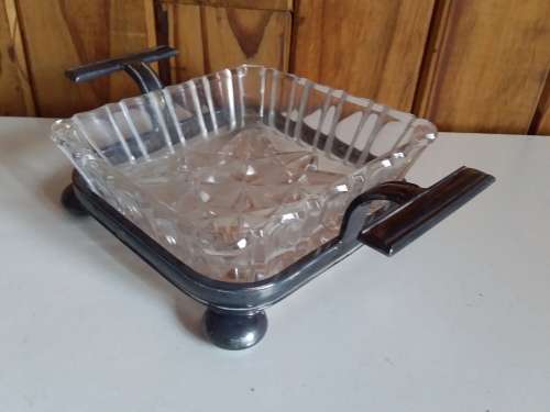 EPNS England Stand with Cutglass Bowl
