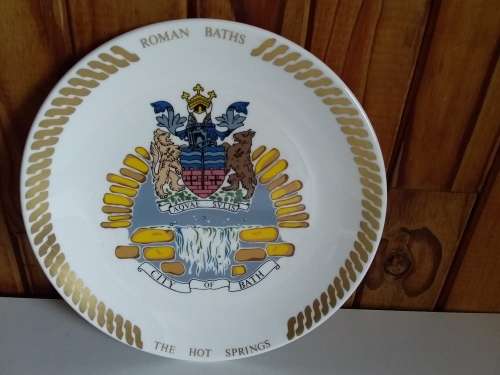 City of Bath Plate - Highland Fine Bone China Scotland