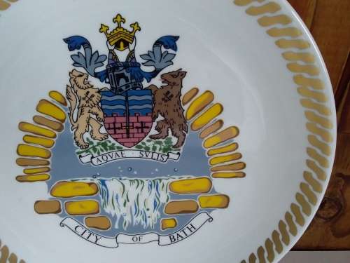 City of Bath Plate - Highland Fine Bone China Scotland