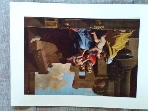 Holy Family on Steps - Nicolas Poussin 1594 - 1665 Plate