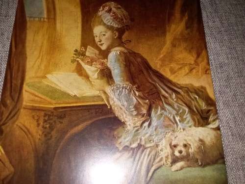 The Love Letter - Jean Honore Fragonard 1733 - 1806 Plate