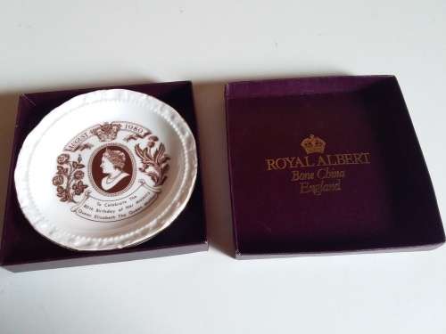 Royal Albert Dish - Queen Elizabeth 80th Birthday
