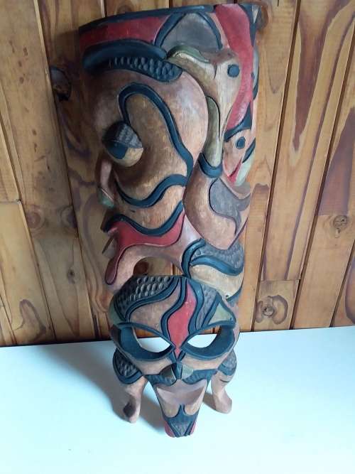 Wooden Wall Hanging Tribal Mask
