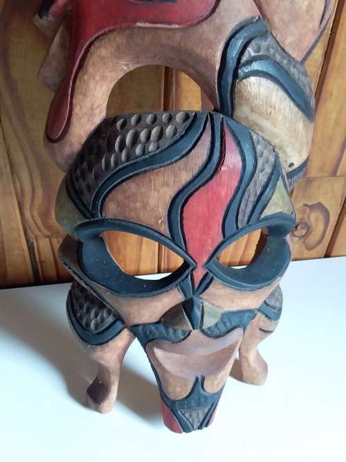 Wooden Wall Hanging Tribal Mask