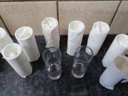 10 x Shot Glasses with Heavy Bottom