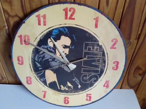 Elvis Presley Design Wall Hanging Battery Operated Clock