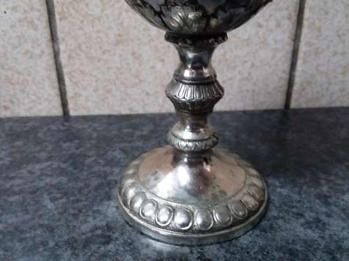 Solid Metal Goblet with British Coat of Arms