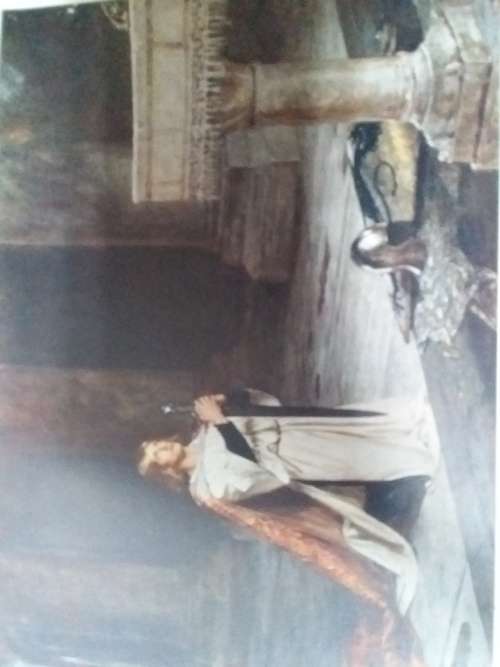 The Vigil - John Pettie 1839 - 1893 Plate