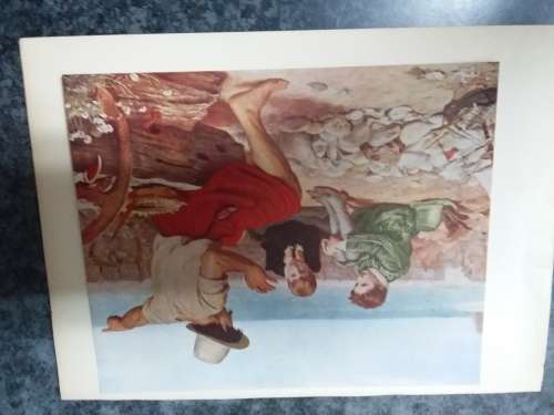 The Boyhood of Raleigh - John Millais Plate