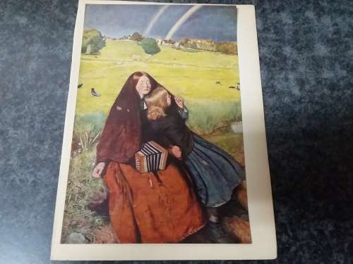 The Blind Girl - John Millais 1829-1896 Plate