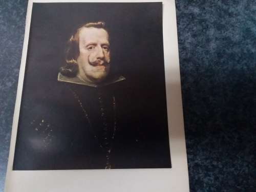 Philip IV - Diego Velazquez Plate