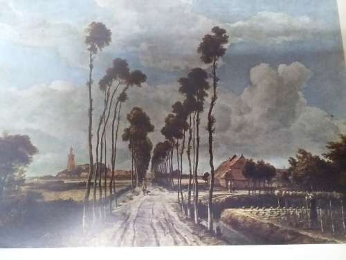 The Avenue - Meindert Hobbema 1638-1709 Plate