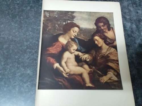 The Mystic Marriage of St.Catherine - Antonio Da Correggio 1497-1534 Plate